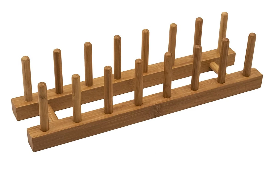 Totally Bamboo 7 Slot Bamboo Rack 1 Totally Bamboo 7 Slot Bamboo Rack