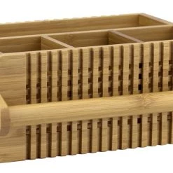Storage & Organization Totally Bamboo Lattice Flatware Caddy
