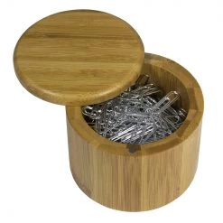 Totally Bamboo Round Salt Box Storage & Organization