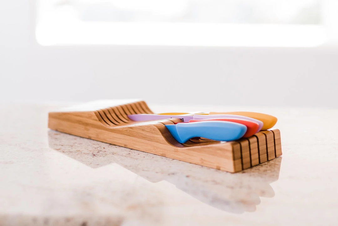 Totally Bamboo In-Drawer Knife Block 2 Totally Bamboo In-Drawer Knife Block
