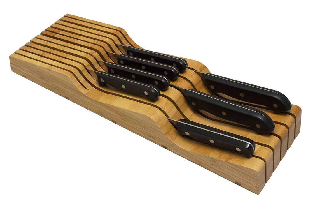 Totally Bamboo In-Drawer Knife Block 3 Totally Bamboo In-Drawer Knife Block
