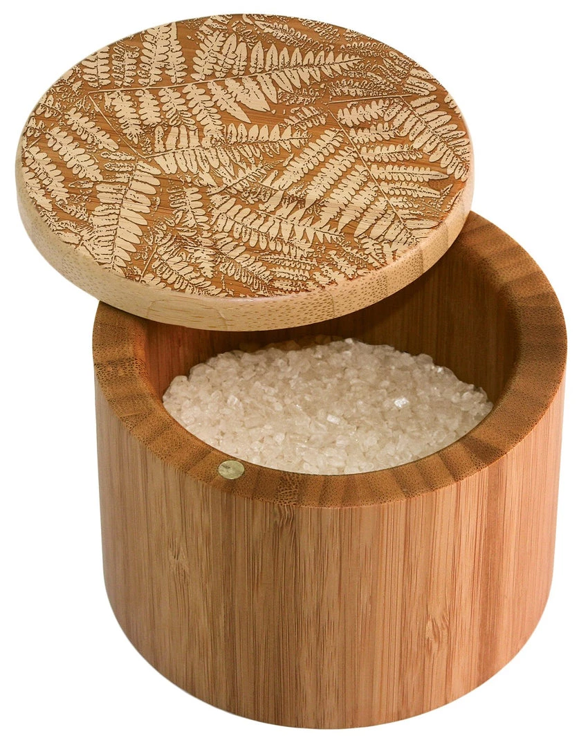 Storage & Organization Totally Bamboo Salt Box - Fern 1 Storage & Organization Totally Bamboo Salt Box - Fern