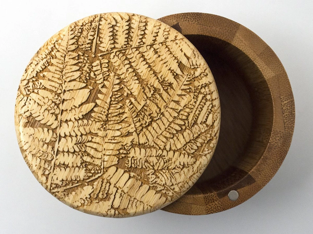 Storage & Organization Totally Bamboo Salt Box - Fern 2 Storage & Organization Totally Bamboo Salt Box - Fern