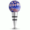 Epic Products Wine Bottle Stoppers Cobalt Mille Fleur Bottle Stopper