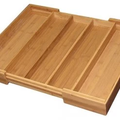 Totally Bamboo Expandable Cutlery Tray