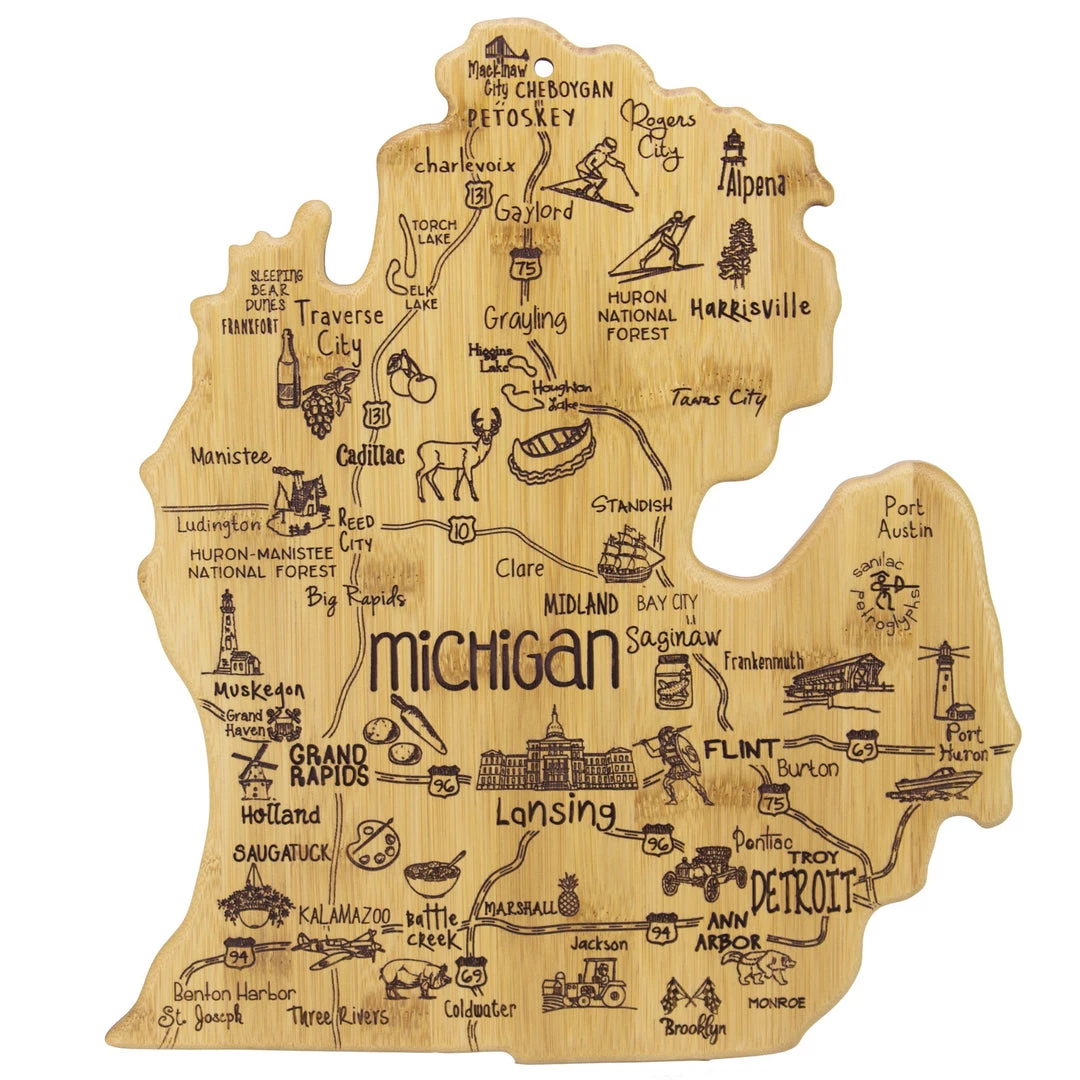 Destination Boards Totally Bamboo Destination Michigan (Mitten) 1 Destination Boards Totally Bamboo Destination Michigan (Mitten)