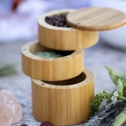 Totally Bamboo 3 Tier Salt Box Storage & Organization