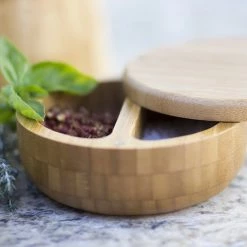 Storage & Organization Totally Bamboo Salt Keeper Duet 5 Storage & Organization Totally Bamboo Salt Keeper Duet