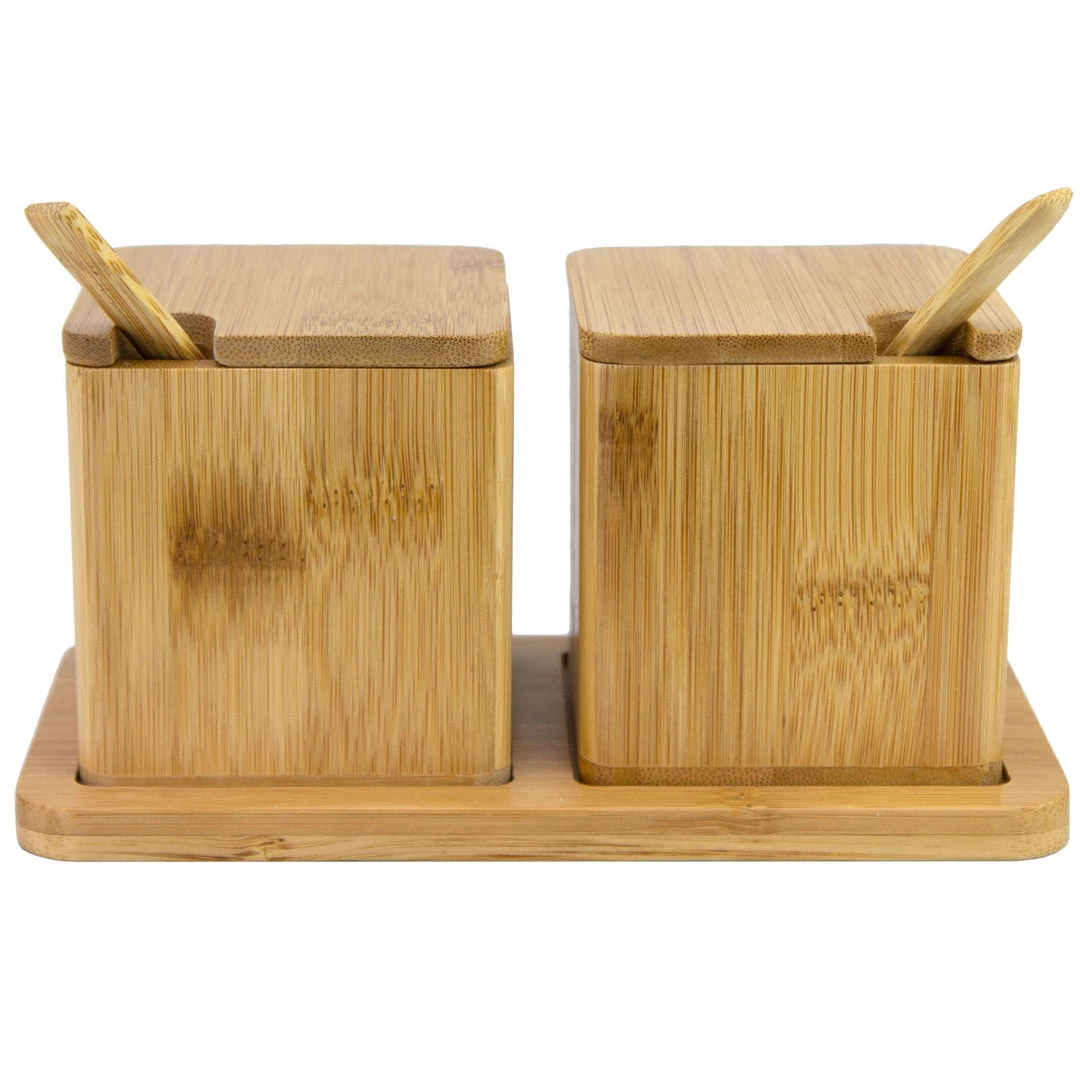 Totally Bamboo Double Dipper Salt Boxes 1 Totally Bamboo Double Dipper Salt Boxes