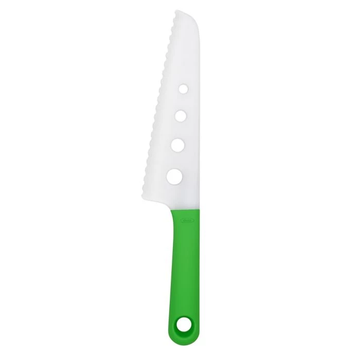 Cook With OXO OXO Good Grips Plastic Lettuce Knife In Green/White 7 Cook With OXO OXO Good Grips Plastic Lettuce Knife In Green/White