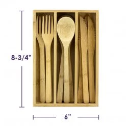 Storage & Organization Totally Bamboo 12-Piece Bamboo Flatware Set With Portable Storage Case 11 Storage & Organization Totally Bamboo 12-Piece Bamboo Flatware Set With Portable Storage Case