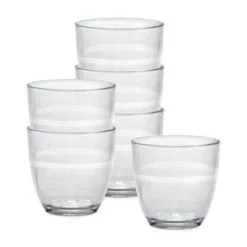 Duralex Gigogne 5 3/4-Ounce Glasses (Set Of 6) Duralex Glassware