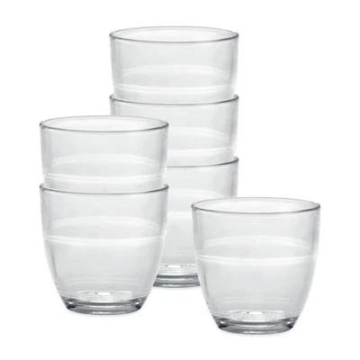 Duralex Gigogne 5 3/4-Ounce Glasses (Set Of 6) Duralex Glassware 1 Duralex Gigogne 5 3/4-Ounce Glasses (Set Of 6) Duralex Glassware