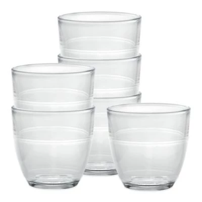 Duralex Glassware Duralex Gigogne 7 3/4-Ounce Glasses (Set Of 6) 1 Duralex Glassware Duralex Gigogne 7 3/4-Ounce Glasses (Set Of 6)