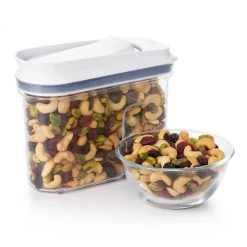 Organize With OXO OXO Good Grips 25.6 Oz. Clear Food Container With Dispenser Top In White