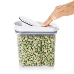 Organize With OXO OXO Good Grips 38.4 Oz. Clear Food Container With Dispenser Top In White 10 Organize With OXO OXO Good Grips 38.4 Oz. Clear Food Container With Dispenser Top In White