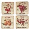 Wine Glass Accessories True Fabrications Vintage Sandstone Coasters