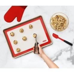 Bake With OXO OXO Good Grips 2-Piece Silicone Baking Mat & Half Sheet Baking Pan Set