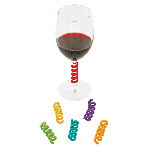 True Fabrications Assorted Wine Stem Charms 3 True Fabrications Assorted Wine Stem Charms