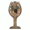 True Fabrications Cork Presentation Wine Glass Wall-Mounted Cork Holder