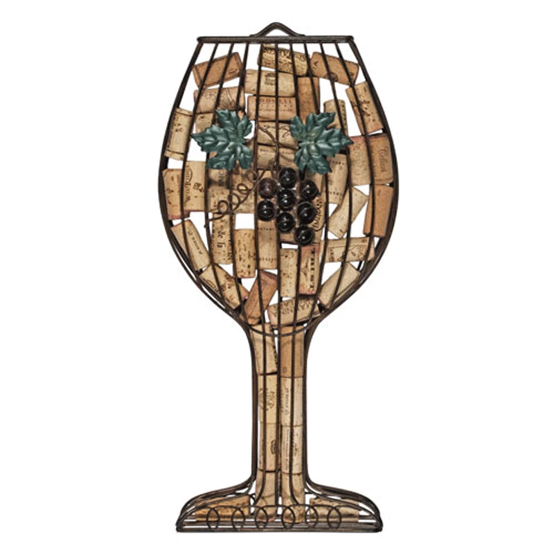 True Fabrications Cork Presentation Wine Glass Wall-Mounted Cork Holder 1 True Fabrications Cork Presentation Wine Glass Wall-Mounted Cork Holder