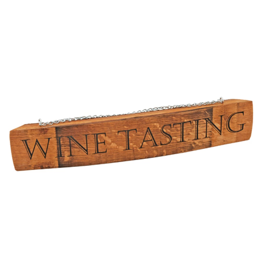 True Fabrications Wine / Beer Signs Barrel Stave Tasting Sign 1 True Fabrications Wine / Beer Signs Barrel Stave Tasting Sign