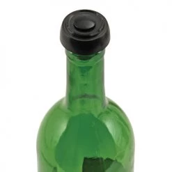 Wine Bottle Stoppers True Fabrications Black Vacuum Stopper Set