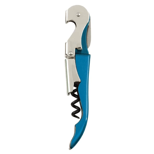 True Fabrications Truetap Double Hinge Waiterstyle Corkscrew- Metallic Blue 1 True Fabrications Truetap Double Hinge Waiterstyle Corkscrew- Metallic Blue