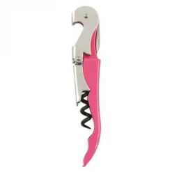 Waiter Style Corkscrews True Fabrications Truetap Double Hinge Waiterstyle Corkscrew- Pink