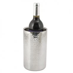 True Fabrications Hammered Metal Bottle Cooler Champagne Buckets/Wine Chillers
