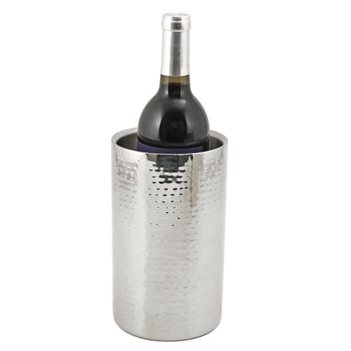 True Fabrications Hammered Metal Bottle Cooler Champagne Buckets/Wine Chillers