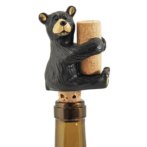 True Fabrications Little Black Bear Bottle Stopper Wine Bottle Stoppers 2 True Fabrications Little Black Bear Bottle Stopper Wine Bottle Stoppers
