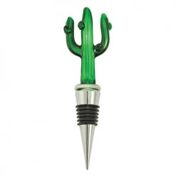 True Fabrications Glass Cactus Bottle Stopper