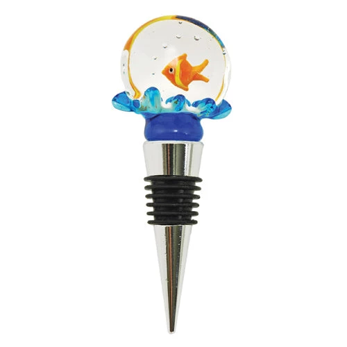 Wine Bottle Stoppers True Fabrications Glass Fishbowl Bottle Stopper 1 Wine Bottle Stoppers True Fabrications Glass Fishbowl Bottle Stopper