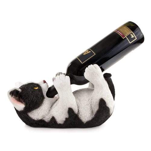 True Fabrications Klutzy Kitty Bottle Holder Wine Racks & Holders