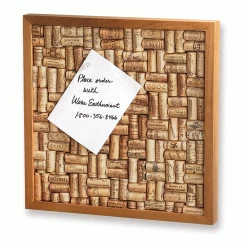 Wine Enthusiast Work Cork Board Kit