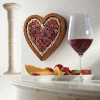 Wine Enthusiast Heart-Shaped Wine Cork Trivet Kit Cork Presentation 3 Wine Enthusiast Heart-Shaped Wine Cork Trivet Kit Cork Presentation