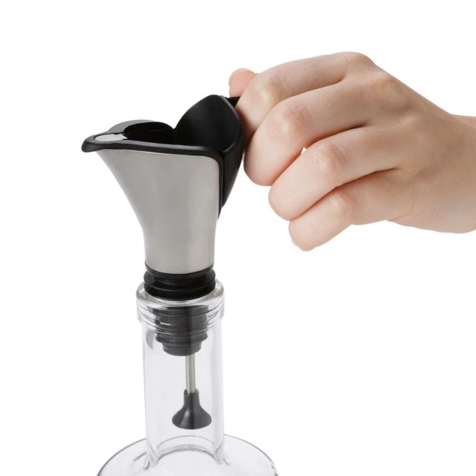 OXO Good Grips Oil Pourer With Flip Out Funnel Wine Aeration 3 OXO Good Grips Oil Pourer With Flip Out Funnel Wine Aeration