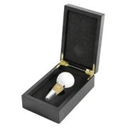 Wine Bottle Stoppers True Fabrications Golf Ball Stopper W/ Wooden Box