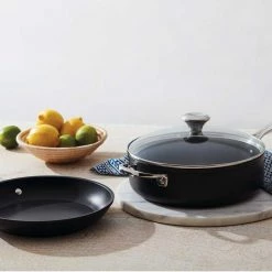 Le Creuset Cookware Sets Le Creuset Toughened Nonstick Pro 3 Piece Cookware Set