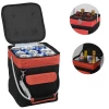 Picnic At Ascot 4-Bottle Collapsible Multi-purpose Cooler - Orange Wine Carry Bags