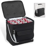 Picnic At Ascot 6-Bottle Collapsible Multi-purpose Cooler - Black Wine Carry Bags