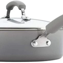 Rachael Ray Brights Nonstick 14 Piece Cookware Set - Gray