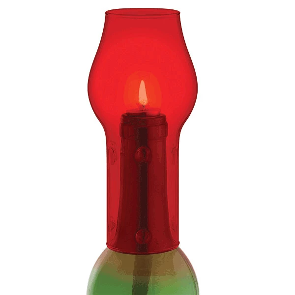 Epic Products Glass Bottle Chimney- Red Wine Bottle Accessories 1 Epic Products Glass Bottle Chimney- Red Wine Bottle Accessories