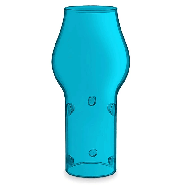 Epic Products Wine Bottle Accessories Glass Bottle Chimney- Aqua 2 Epic Products Wine Bottle Accessories Glass Bottle Chimney- Aqua