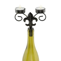 Epic Products Fleur De Lis Wine Bottle Candelabra Fun Stuff