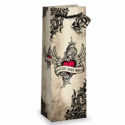Epic Products Bless This Wine Bottle Gift Bag Wine & Liquor Gift Bags