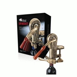 Shopwinestuff Wine Enthusiast Legacy Stationary Corkscrew- Antique Bronze Stationary Corkscrews 5 Shopwinestuff Wine Enthusiast Legacy Stationary Corkscrew- Antique Bronze Stationary Corkscrews