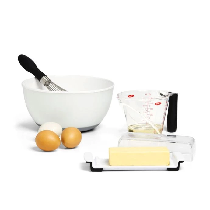 OXO Good Grips 2-Piece Plastic Butter Dish In White 4 OXO Good Grips 2-Piece Plastic Butter Dish In White