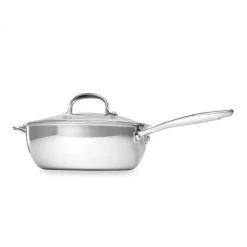 Cook With OXO OXO Good Grips Tri-Ply Pro 3.5 Qt. Stainless Steel Covered Saucepan